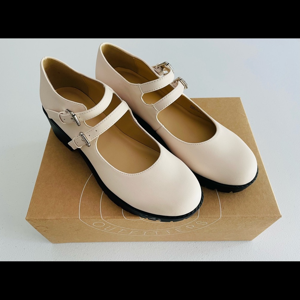 Urban Outfitters Dana Double-Strap Treaded Mary Jane